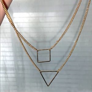 Geometric necklace